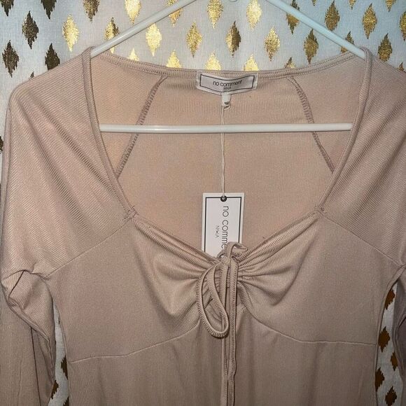 NWT Nude dress with slit and cutout sundress size L - Picture 3 of 5